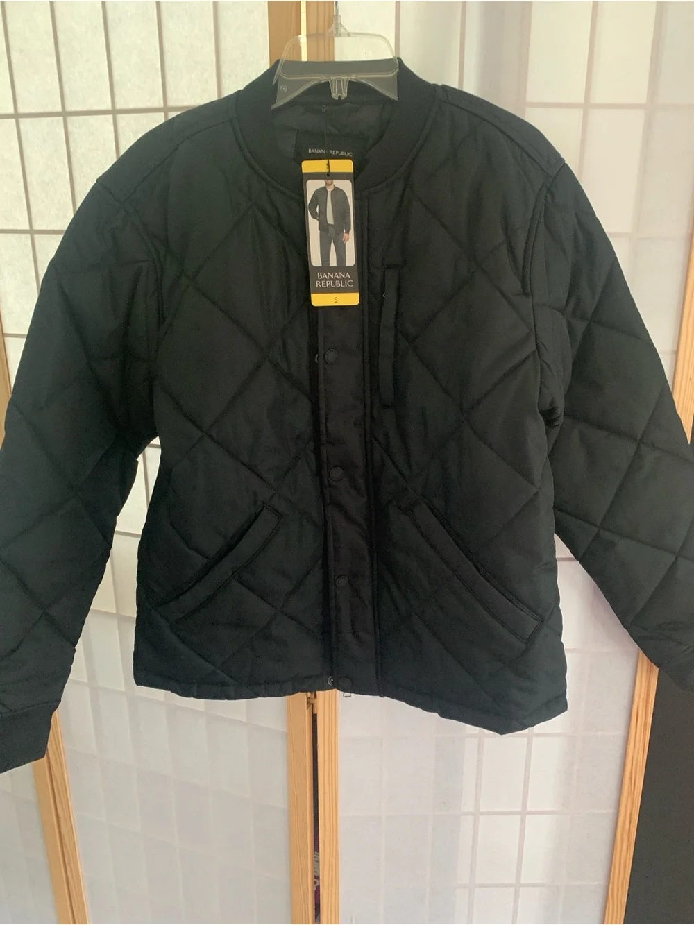 NWT Men’s Banana Republic Quilted Puffer Jacket Size Small